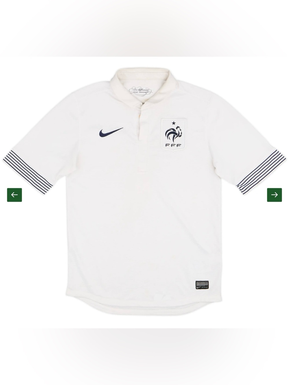 2012-13 France Away Shirt